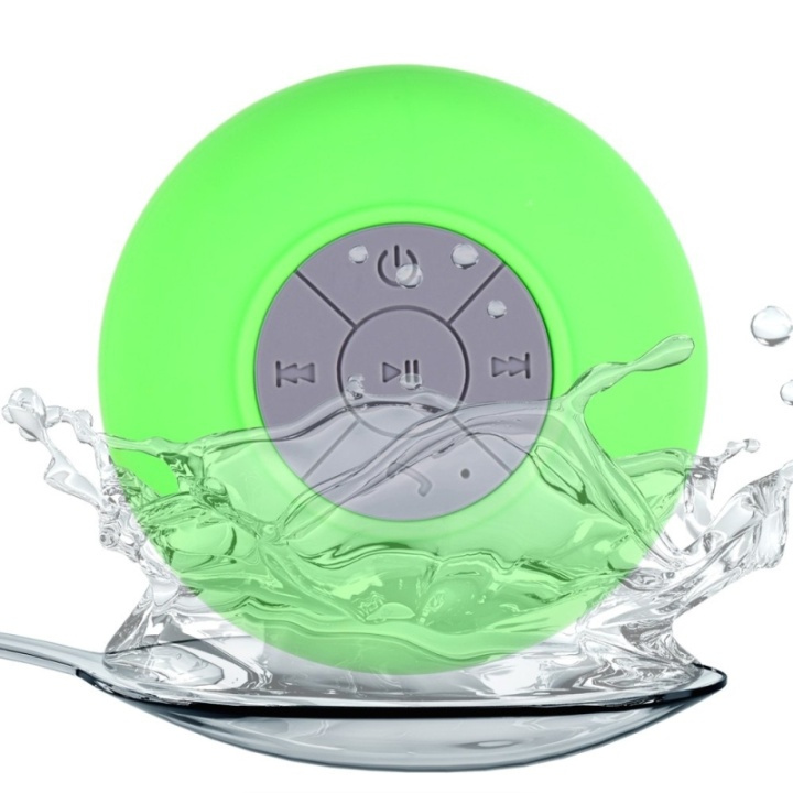 Vandtæt Bluetooth-højttaler med sugekop (grøn) i gruppen HJEMMEELEKTRONIK / Lyd & billede / Højttalere & tilbehør / Bluetooth-højttalere / Bærbare højttalere hos TP E-commerce Nordic AB (38-24575)