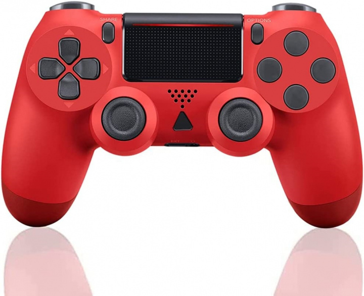 Håndkontrol kompatibel med Playstation 4, Rød i gruppen HJEMMEELEKTRONIK / Spilkonsoller og tilbehør / Sony PlayStation 4 hos TP E-commerce Nordic AB (38-27157)