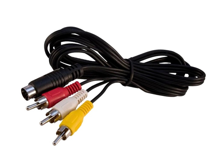 AV-kabel til Mega Drive 2, 1,8 meter i gruppen HJEMMEELEKTRONIK / Spilkonsoller og tilbehør / SEGA hos TP E-commerce Nordic AB (38-27290)