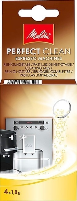 Melitta Rengøring af espressomaskiner, 4-pak i gruppen HJEM, HUS & HAVE / Husholdningsapparater / Kaffe og espresso / Filtre og tilbehør hos TP E-commerce Nordic AB (38-27651)