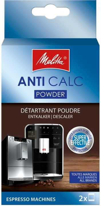 Melitta afkalkningspulver, 2x40g i gruppen HJEM, HUS & HAVE / Husholdningsapparater / Kaffe og espresso / Filtre og tilbehør hos TP E-commerce Nordic AB (38-27655)