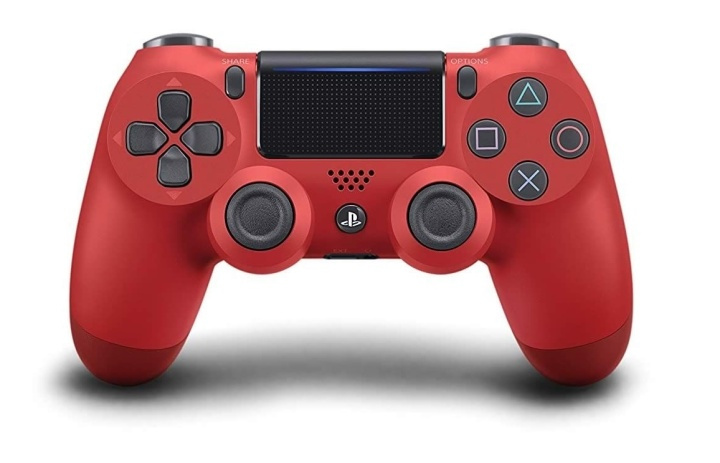 Sony DualShock 4 V2 (PS4) (Original) Magma Red i gruppen HJEMMEELEKTRONIK / Spilkonsoller og tilbehør / Sony PlayStation 4 hos TP E-commerce Nordic AB (38-28305)