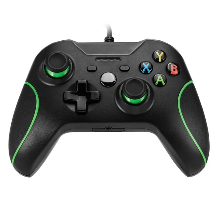 Handkontroll till Xbox One, Svart i gruppen HJEMMEELEKTRONIK / Spilkonsoller og tilbehør / Xbox One / Tilbehør hos TP E-commerce Nordic AB (38-28400)
