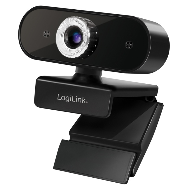 LogiLink Webbkamera HD 1080p med inbygg i gruppen COMPUTERTILBEHØR / Computer Tilbehør / Webkameraer hos TP E-commerce Nordic AB (38-28844)
