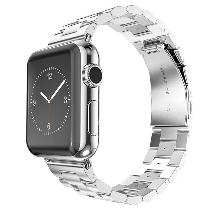 Urrem i rustfrit stål til Apple Watch, 42mm i gruppen SMARTPHONES & TABLETS / Træning, hjem og fritid / Apple Watch & Tilbehør / Tilbehør hos TP E-commerce Nordic AB (38-29004)