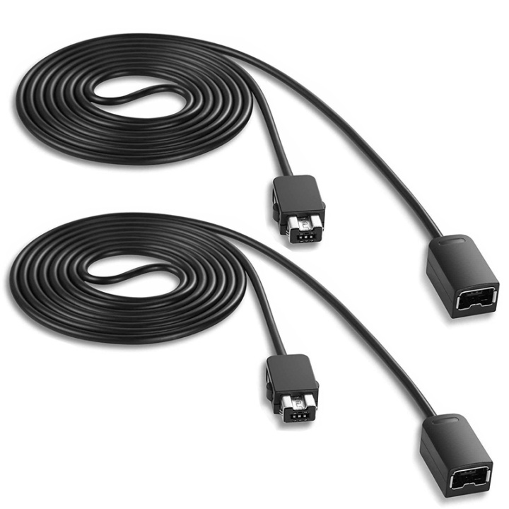 Forlængerkabel, 2-pak til Wii Nunchuk / NES/SNES Classic Mini, 3 meter i gruppen HJEMMEELEKTRONIK / Spilkonsoller og tilbehør / Nintendo SNES Classic Mini hos TP E-commerce Nordic AB (38-29068PKT)