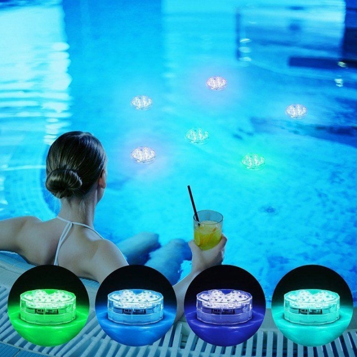 LED lys til boblebad, pool, badekar. Vandtæt, vandlys i gruppen HJEM, HUS & HAVE / Have og gårdhave / Pool & Tilbehør / Pool tilbehør hos TP E-commerce Nordic AB (38-29248)