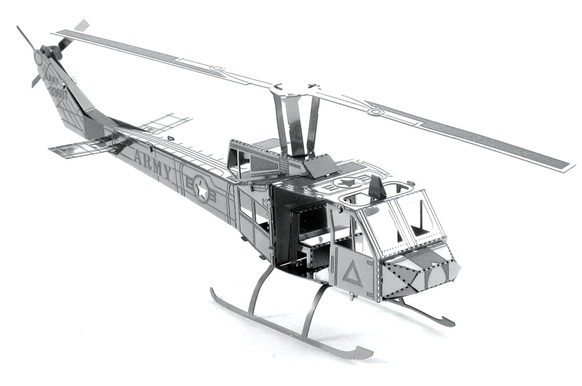 3D Pussel Metall - Helikopter i gruppen LEGETØJ, BØRN & BABY / Legetøj / Puslespil hos TP E-commerce Nordic AB (38-29665)