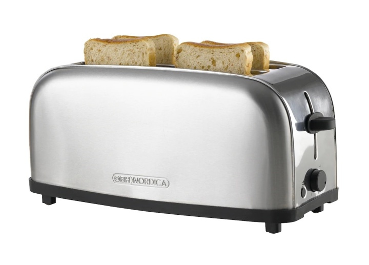 OBH Nordica Brödrost Manhattan Steel 4 (51052268) i gruppen HJEM, HUS & HAVE / Husholdningsapparater / Brødristere & Sandwich Makers / Brødristere hos TP E-commerce Nordic AB (38-30107)