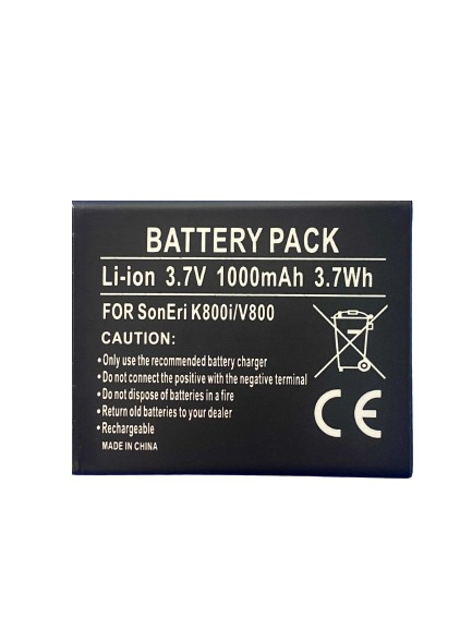 Batteri till Sony Ericsson K800i/V800 (1000 mAh) i gruppen SMARTPHONES & TABLETS / Øvrigt tilbehør / Mobilbatterier hos TP E-commerce Nordic AB (38-3013)