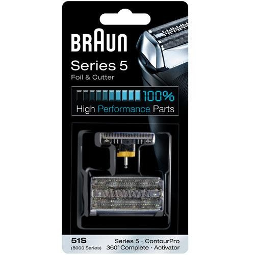 Braun Kombipack 51S Silver (72911) i gruppen SKØNHED & HELSE / Hår og styling / Barbering og trimning / Tilbehør til barbering hos TP E-commerce Nordic AB (38-30190)