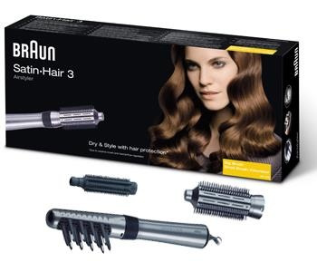 Braun Airstyler AS330 Satin hair (631606) i gruppen SKØNHED & HELSE / Hår og styling / Styling værktøjer / Varmluftsbørster hos TP E-commerce Nordic AB (38-30890)