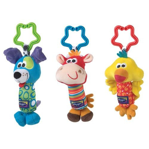 Playgro Vagnsleksak 3-pack (181059) i gruppen LEGETØJ, BØRN & BABY / Barnevogne og tilbehør / Barnevogns legetøj hos TP E-commerce Nordic AB (38-31730)