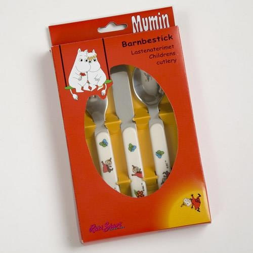 Rätt Start Bestick Mumin (6103) i gruppen LEGETØJ, BØRN & BABY / Mad & Drikke / Børnebestik og tallerkener hos TP E-commerce Nordic AB (38-31789)