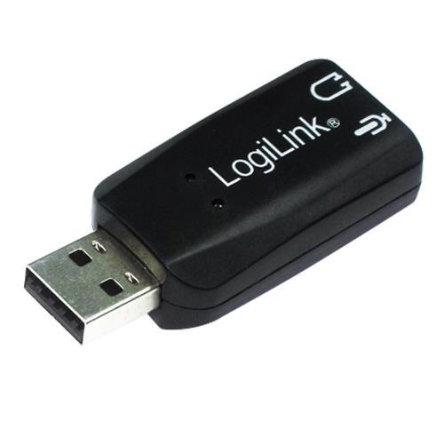 LogiLink USB-ljudkort 2-kanals stereo (UA0053) i gruppen COMPUTERTILBEHØR / Computer Tilbehør / Eksternt lydkort hos TP E-commerce Nordic AB (38-32643)