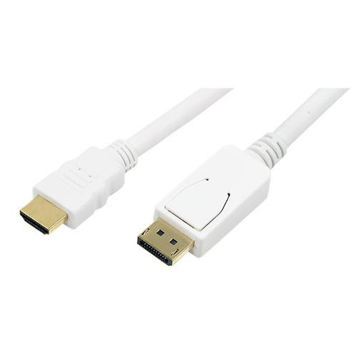 LogiLink Display Port -> HDMI 2m (CV0055) i gruppen COMPUTERTILBEHØR / Kabler og adaptere / DisplayPort / Kabler hos TP E-commerce Nordic AB (38-32670)