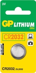 GP CR2032 3V 1-pak (GP2184) i gruppen HJEMMEELEKTRONIK / Batterier og opladere / Batterier / Knapcelle hos TP E-commerce Nordic AB (38-33033)