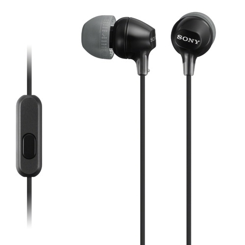 Sony Headset in-ear MDR-EX15AP Sv (MDREX15APB.CE7) i gruppen HJEMMEELEKTRONIK / Lyd & billede / Hovedtelefoner & Tilbehør / Hovedtelefoner hos TP E-commerce Nordic AB (38-33146)