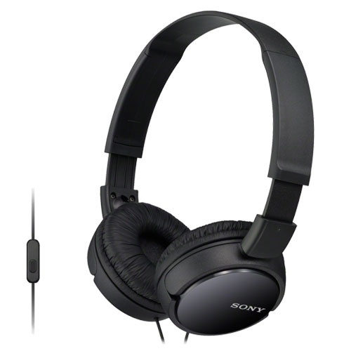 Sony Headset MDR-ZX110AP Svart (MDRZX110APB.CE7) i gruppen COMPUTERTILBEHØR / Computer Tilbehør / Headset hos TP E-commerce Nordic AB (38-33181)