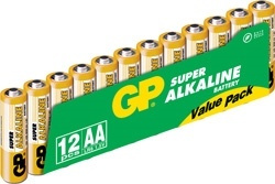 GP Super Alkaline AA12-pakke (GP151034) i gruppen HJEMMEELEKTRONIK / Batterier og opladere / Batterier / AA hos TP E-commerce Nordic AB (38-33521)
