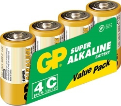 GP Super Alkaline LR14 4-pack (GP151036) i gruppen HJEMMEELEKTRONIK / Batterier og opladere / Batterier / Andet hos TP E-commerce Nordic AB (38-33524)