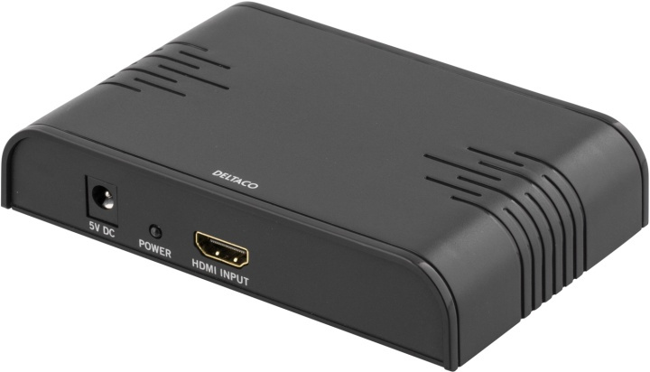 DELTACO Signalkonverter, HDMI til SCART, PAL, sort i gruppen COMPUTERTILBEHØR / Kabler og adaptere / Signalomformer hos TP E-commerce Nordic AB (38-35203)