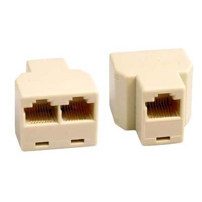 DELTACO Trevejskobling 8P/8C RJ45, beige i gruppen COMPUTERTILBEHØR / Kabler og adaptere / Netværkskabler / Adaptere og samlemuffer hos TP E-commerce Nordic AB (38-35209)