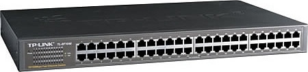 TP-LINK netværksswitch, 48-ports, 10/100 Mbps, RJ45, Auto MDI/MDIX, 1 i gruppen COMPUTERTILBEHØR / Netværk / Switches / 10/100Mbps hos TP E-commerce Nordic AB (38-35302)