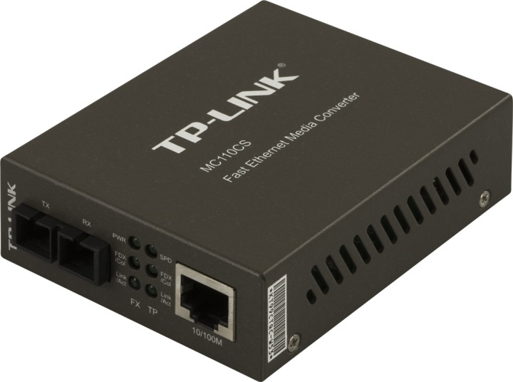 TP-LINK, Fiber SC singlemode - TP(RJ45), 10/100 Mbps, 20 km i gruppen COMPUTERTILBEHØR / Netværk / Mediekonvertere hos TP E-commerce Nordic AB (38-35322)