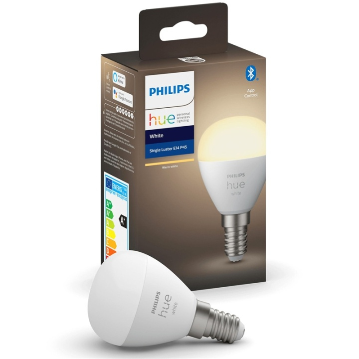 Philips Hue White E14 P45 Klot 1-pack i gruppen HJEM, HUS & HAVE / Smart hjem / Smart belysning hos TP E-commerce Nordic AB (38-35642)