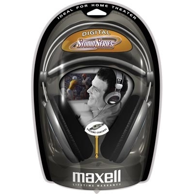 Maxell hovedtelefoner med volumekontrol, 60 Ohm, 3,5mm tilslutning, 2, i gruppen HJEMMEELEKTRONIK / Lyd & billede / Hovedtelefoner & Tilbehør / Hovedtelefoner hos TP E-commerce Nordic AB (38-36936)