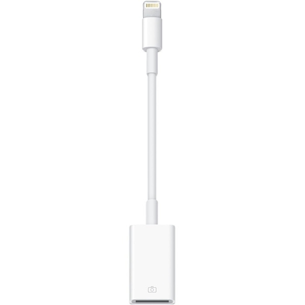 Apple Lightning til USB kameraadapter, hvid i gruppen SMARTPHONES & TABLETS / Opladere og kabler / Adaptere hos TP E-commerce Nordic AB (38-37145)