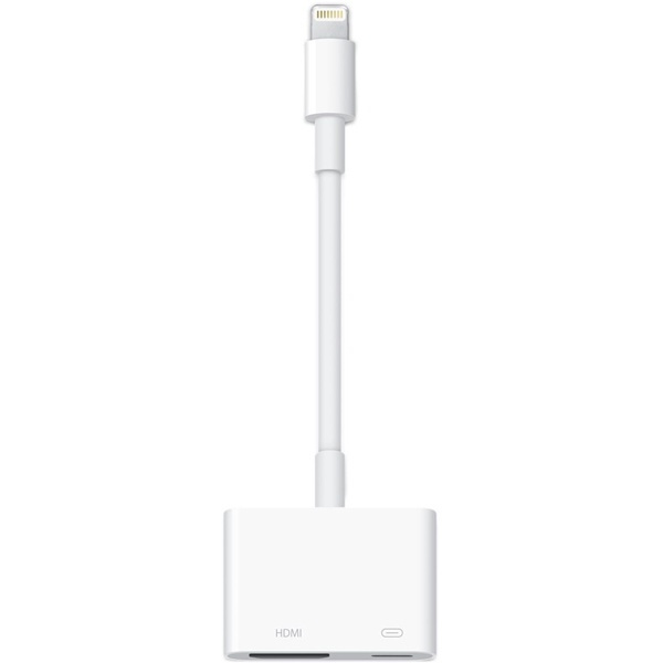 Apple, adapter, HDMI til lightning, hvid i gruppen HJEMMEELEKTRONIK / Kabler og adaptere / HDMI / Adaptere hos TP E-commerce Nordic AB (38-37158)