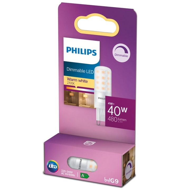 Philips LED G9 Kapsel 40W Dimbar 480lm i gruppen HJEMMEELEKTRONIK / Lys / LED lamper hos TP E-commerce Nordic AB (38-38756)