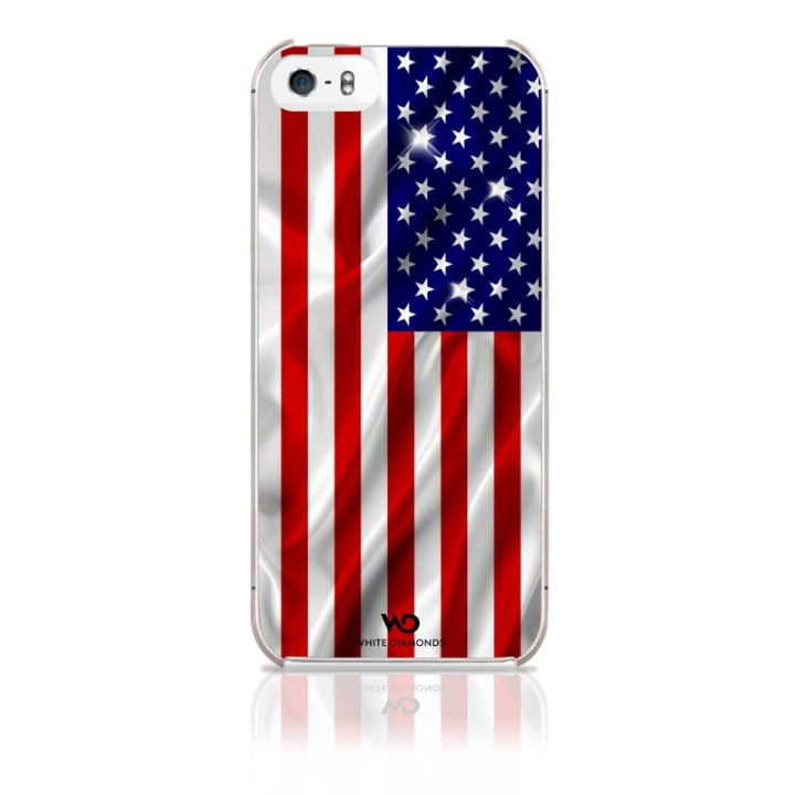 White Diamonds WHITE-DIAMONDS Cover iPhone5/5s/SE Flag USA i gruppen SMARTPHONES & TABLETS / Mobil Beskyttelse / Apple / iPhone 5/5S/SE / Cover hos TP E-commerce Nordic AB (38-38800)