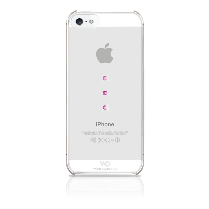 White Diamonds WHITE-DIAMONDS Cover iPhone 5/5S/SE Ice Trinity Crystal Rosa i gruppen SMARTPHONES & TABLETS / Mobil Beskyttelse / Apple / iPhone 5/5S/SE / Cover hos TP E-commerce Nordic AB (38-38822)