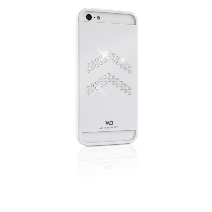 White Diamonds WHITE-DIAMONDS Cover iPhone5/5S/SE Metal Hvid i gruppen SMARTPHONES & TABLETS / Mobil Beskyttelse / Apple / iPhone 5/5S/SE / Cover hos TP E-commerce Nordic AB (38-38846)
