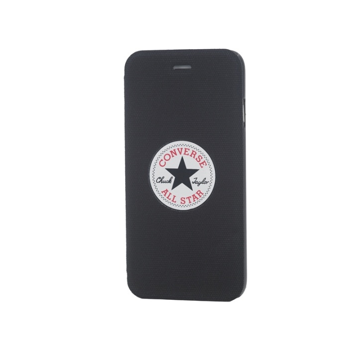 CONVERSE Case Canvas iPhone 6/7/8/SE Black i gruppen SMARTPHONES & TABLETS / Mobil Beskyttelse / Apple / iPhone 6/6S / Cover hos TP E-commerce Nordic AB (38-39068)