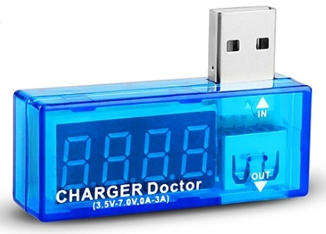Charger Doctor USB-multimeter i gruppen COMPUTERTILBEHØR / Computer Tilbehør / Andet hos TP E-commerce Nordic AB (38-39265)