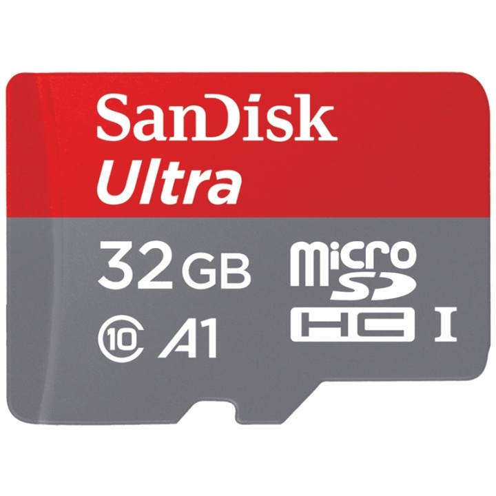 SanDisk Ultra microSDHC 32GB, 98MB/s, A1, Klass 10/UHS-1 i gruppen HJEMMEELEKTRONIK / Lagringsmedier / Hukommelseskort / MicroSD/HC/XC hos TP E-commerce Nordic AB (38-39430)