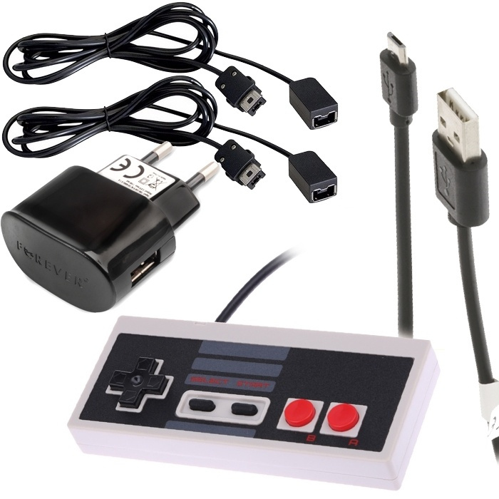 Komplet tilbehørssæt til NES Classic Mini til kabelstyring i gruppen HJEMMEELEKTRONIK / Spilkonsoller og tilbehør / Nintendo Wii hos TP E-commerce Nordic AB (38-39678)