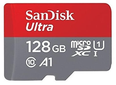 SanDisk minneskort 128GB, Ultra microSDXC, Class 10, UHS-I, 100MB/s i gruppen HJEMMEELEKTRONIK / Lagringsmedier / Hukommelseskort / MicroSD/HC/XC hos TP E-commerce Nordic AB (38-39772)