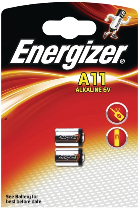 Energizer Alkaline Batteri 11A | 6 V | 38 mAh | 2-Blister i gruppen HJEMMEELEKTRONIK / Batterier og opladere / Batterier / Andet hos TP E-commerce Nordic AB (38-40429)