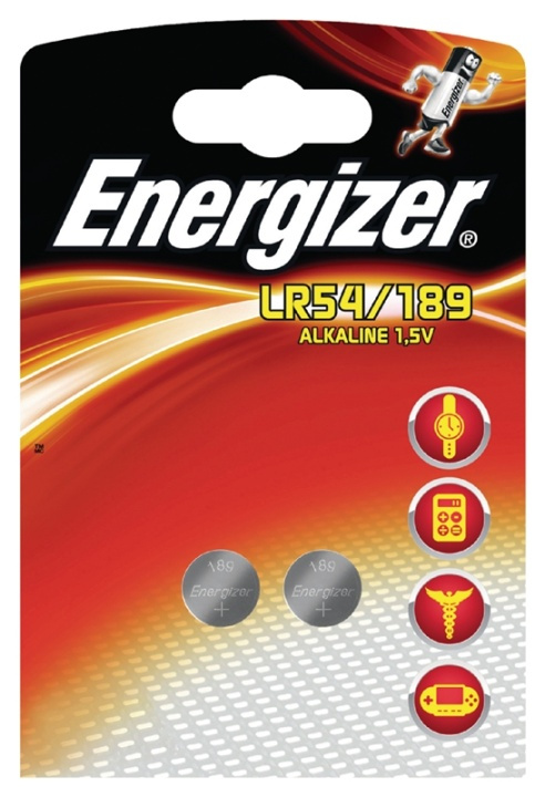 Energizer Alkaline Batteri Lr54 | 1.5 V | 2-Blister i gruppen HJEMMEELEKTRONIK / Batterier og opladere / Batterier / Knapcelle hos TP E-commerce Nordic AB (38-40435)