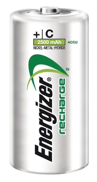 Energizer Genopladelige Ni-MH batteri C | 1.2 V DC | 2500 mAh | Forudladet | 2-Blister | HR14 | Sølv i gruppen HJEMMEELEKTRONIK / Batterier og opladere / Genopladelige batterier / Andet hos TP E-commerce Nordic AB (38-40447)