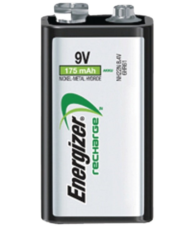 Energizer Genopladelige Ni-MH batteri E-Block | 8.4 V DC | 175 mAh | Forudladet | 1-Blister | 6HR61 i gruppen HJEMMEELEKTRONIK / Batterier og opladere / Genopladelige batterier / Andet hos TP E-commerce Nordic AB (38-40449)