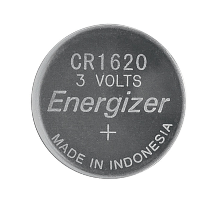 Energizer Lithium knapcellebatteri CR1620 | 3 V DC | 81 mAh | 1-Blister | Sølv i gruppen HJEMMEELEKTRONIK / Batterier og opladere / Batterier / Knapcelle hos TP E-commerce Nordic AB (38-40464)