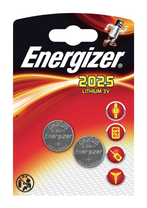 Energizer 638708 household battery Single-use battery CR2025 Lithium i gruppen HJEMMEELEKTRONIK / Batterier og opladere / Batterier / Knapcelle hos TP E-commerce Nordic AB (38-40468)
