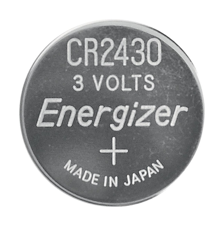 Energizer Lithium knapcellebatteri CR2430 | 3 V DC | 320 mAh | 2-Blister | Sølv i gruppen HJEMMEELEKTRONIK / Batterier og opladere / Batterier / Knapcelle hos TP E-commerce Nordic AB (38-40472)