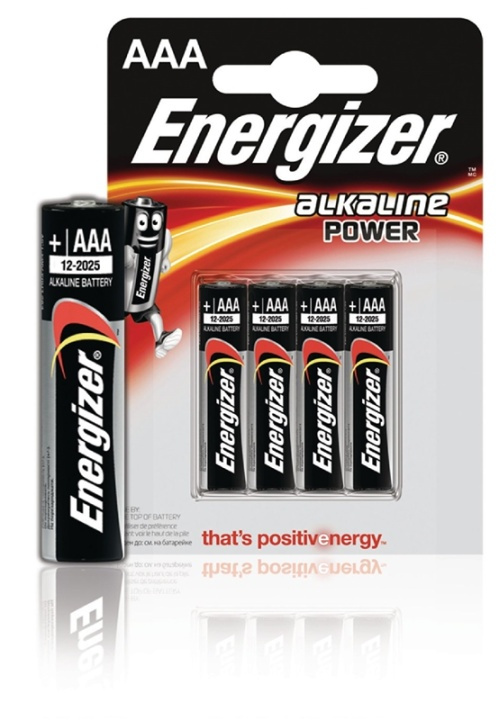 Alkaline Batteri AAA | 1.5 V DC | 4-Blister i gruppen HJEMMEELEKTRONIK / Batterier og opladere / Batterier / AAA hos TP E-commerce Nordic AB (38-40494)